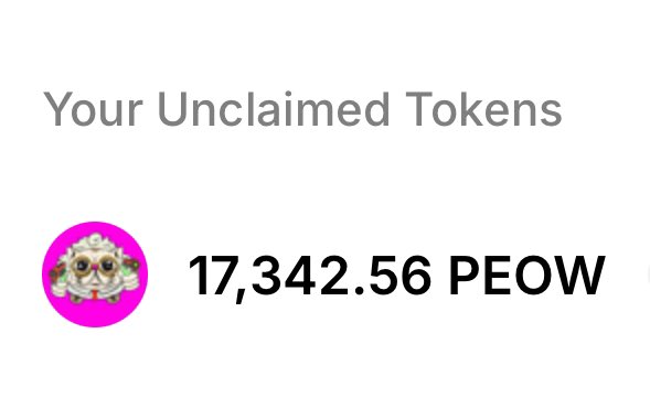 Easy like Sunday morning <a href="/peowsolana/">PEOW CAT</a> <a href="/john_skult/">John</a> 

Absolute no brainer to be staking my tokens and to then wake up to these free rewards 🔥