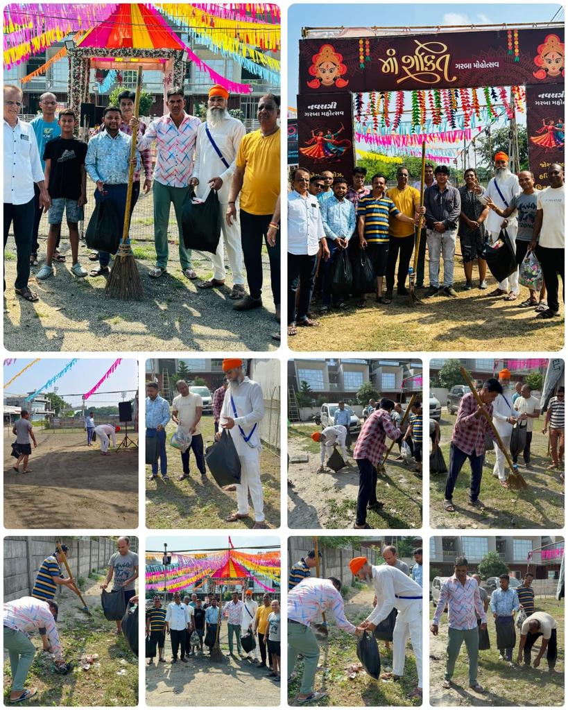 આજ રોજ ગોધરા તાલુકાનાં જાફરાબાદ  ખાતે માં શક્તિ ગરબા મહોત્સવના આયોજક તેમજ આજુ બાજુના રહીશો દ્વારા  ગરબા ગ્રાઉન્ડ તેમજ તેની આજુબાજના વિસ્તાર માં સફાઈ અભિયાન હાથ ધરવામાં આવ્યું
#SBMRGujarat
#SHSGujarat2024
<a href="/CMOGuj/">CMO Gujarat</a>
#SwabhavSwachhata 
<a href="/CollectorGodhra/">Collector Panchmahal</a> 
<a href="/ddo_panchmahal/">DDO PANCHMAHAL</a> <a href="/DRDAPANCHMAHAL/">DRDA_PANCHMAHAL</a>