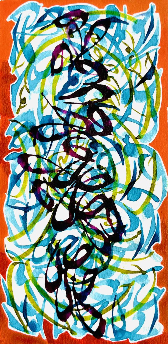 HomaVasiee's tweet photo. Gm🧡
My new drop on @vitruveochain "Captivating Soul"
1/1
Description: ALT
Many thanks to dear @techbubble and his great team🩵
https://t.co/qQWM8PcE1C
#homa #calligraphypainting #visualsrt #Rumi #blue #Orange #NFTdrops #poem https://t.co/Y4rWRdJKEV