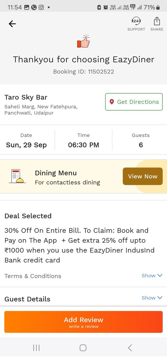 grfinvisors's tweet photo. Amazing dinners and discounts by @eazydiner .. And #EazyPoints to be added as cherry on the cake ๐
The savings in the last year have been more than the cost of an iPhone ๐ https://t.co/aj9uc38usU