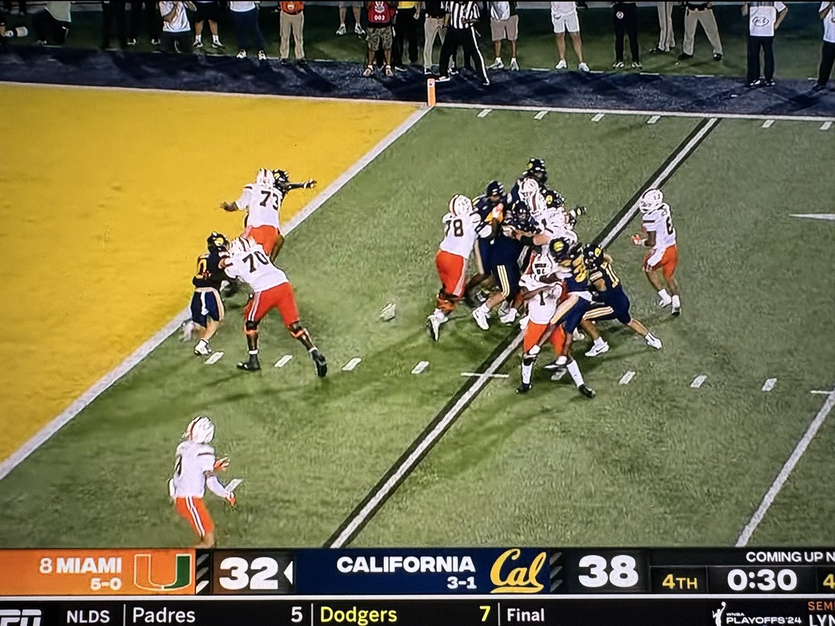 Nothing to see here just linemen 5 yards downfield on the game winning TD pass

Criminal officiating by the ACC 🤡🤡🤡