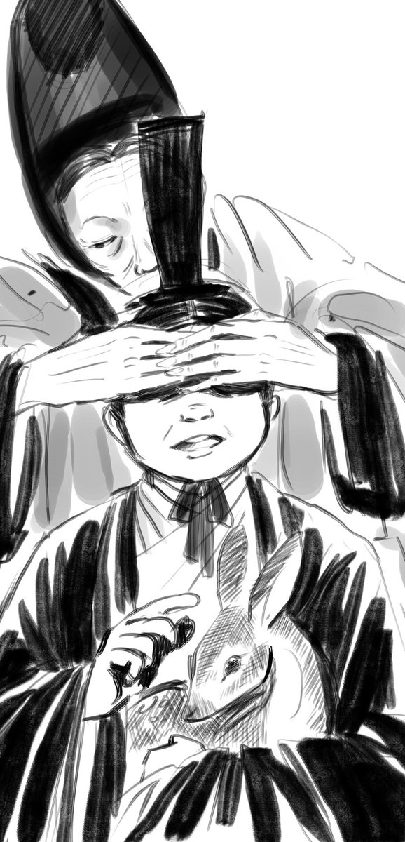 itsnotapen1's tweet photo. -No deer, that's a horse- 
Enunch Zhao Gao gives Prince Huhai a present. 
#chinesehistory #zhaogao #yinghuhai #qindynasty https://t.co/e31fycAArl