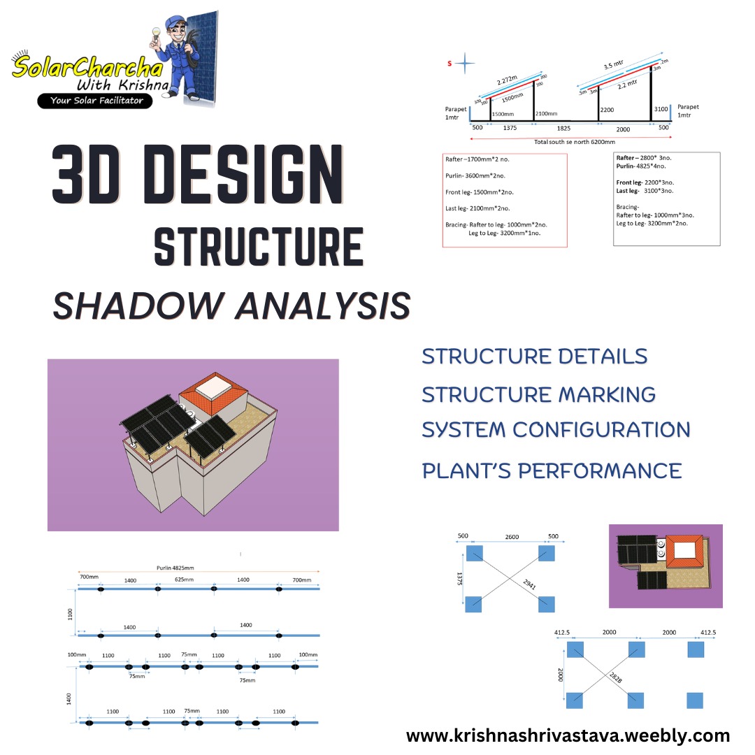 KrishankantShr6's tweet image. #3ddesign #3dsolar #structuredesign #shadowanalysis #solarcharcha