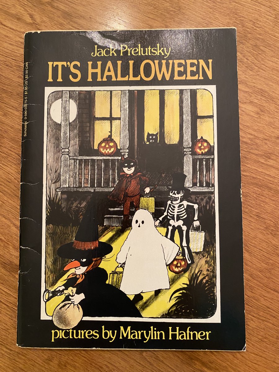 CMorganPearce's tweet photo. October 6th
Halloween book of the day! This one is a fun book of Halloween poems.
“IT’S HALLOWEEN” by Jack Prelutsky
illustrations by Marylin Hafner
#books
#Bookoftheday
#Halloween
#Halloweenbooks
#kidsbooks
#readtothem https://t.co/ATVvoUR0uw
