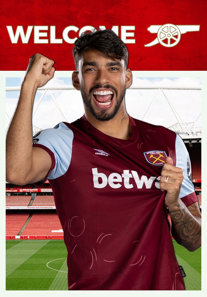 Paqueta viene de cesion del West Ham con opcion de compra

#WelcometoGunners ❤🤍