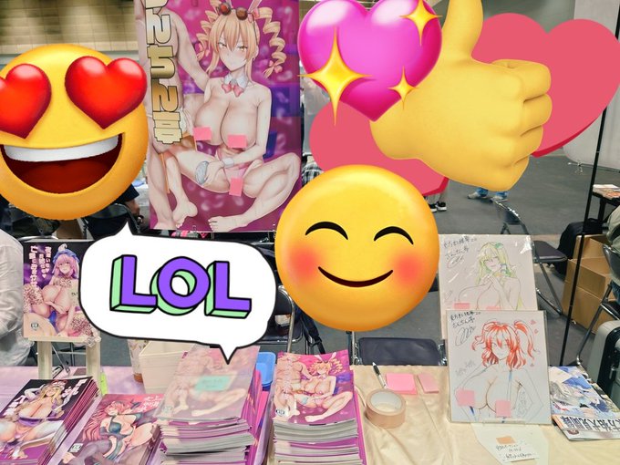 設営完了しました〜♡ 