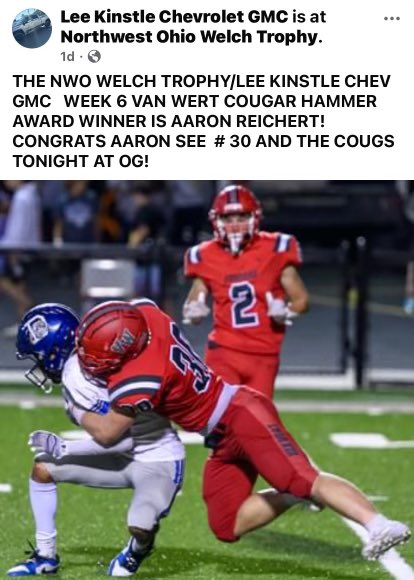 AaronReichert30's tweet photo. Bring the hammer down 🔨💥🔨💥🔨💥#GoCougars @VWCougarFB https://t.co/yx7vB0f5QE