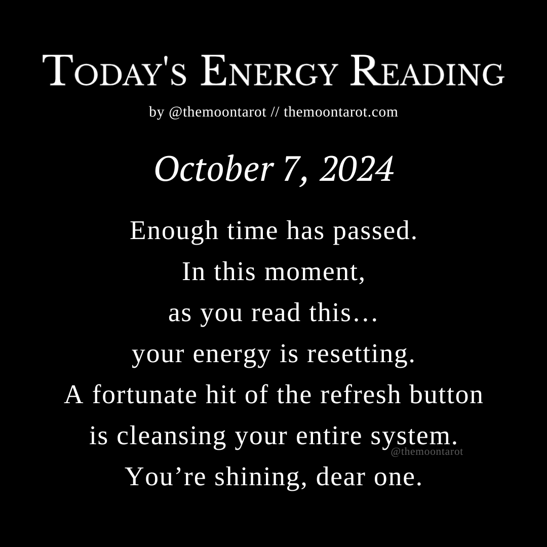themoontarot_'s tweet photo. Today's Energy Reading: October 7, 2024 https://t.co/YuBSFlYa2Y