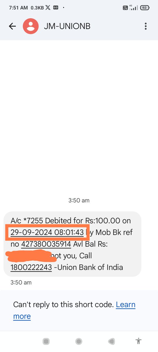 rupeshsoni255's tweet image. Hamari pyari #unionbankof India aapki ATM machine to saal me Bank karmachari yo se bhi jyada chhutti par hoti hai ye to thik hai par message system dalva rakha hai to message to time se bheja Karo 29 tarikh ka message 6 tarikh ko bhejte ho
#unionbank 
#fraudsystem
#banking