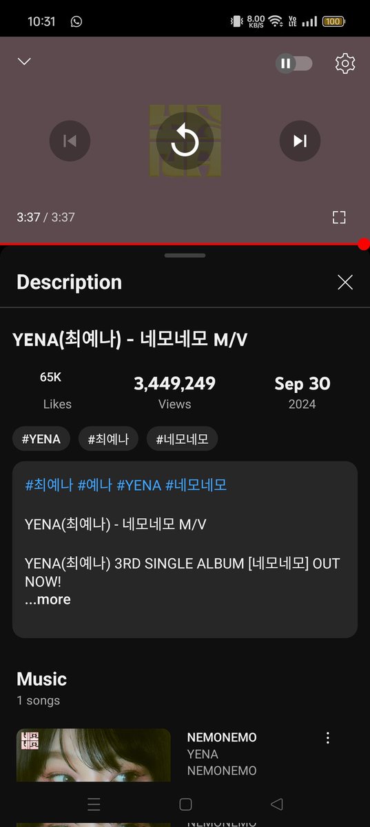 _ultsyena_'s tweet photo. Let's aim for 3.6 million by tonight!!
#NEMONEMO_STREAMING https://t.co/NP2IEDlD42