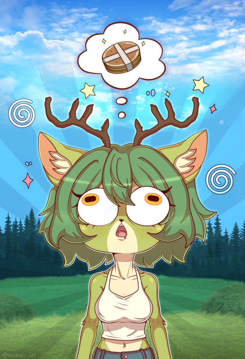 One of my YCH with a lovely Elowen painted for the user - s4xel !🧡

Also if you want to get the same ych at a low price, you can contact me!😋

#Furry #FurryComunity #Deer #Ych #YchArt #YchOpen #Art #DigitalArt #Memes #Anime #Girl #Green