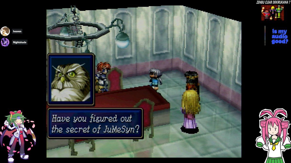 Tonight it's the finale of the epic that is Shining Force 3! I started in January of last year, and tonight I'll truly show the secrets of JuMeSyn on a weekly series where I leisurely play Saturn games, live from Tucson it's Saturnday Night! twitch.tv/heavenchai