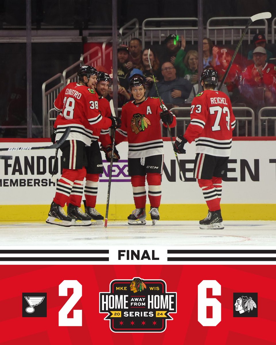 NHLBlackhawks's tweet image. HOME AWAY FROM HOME DUUUUUUB✅