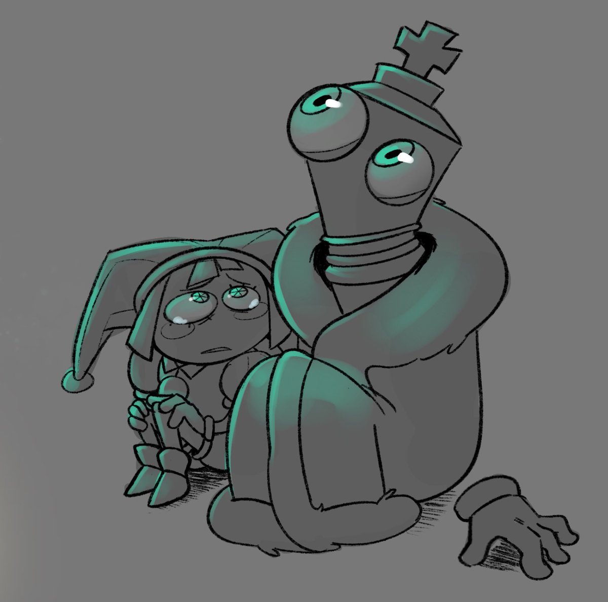 ChouriosDraws's tweet photo. He made me cry #tadc #TheAmazingDigitalCircus https://t.co/SrvkzpcNnf