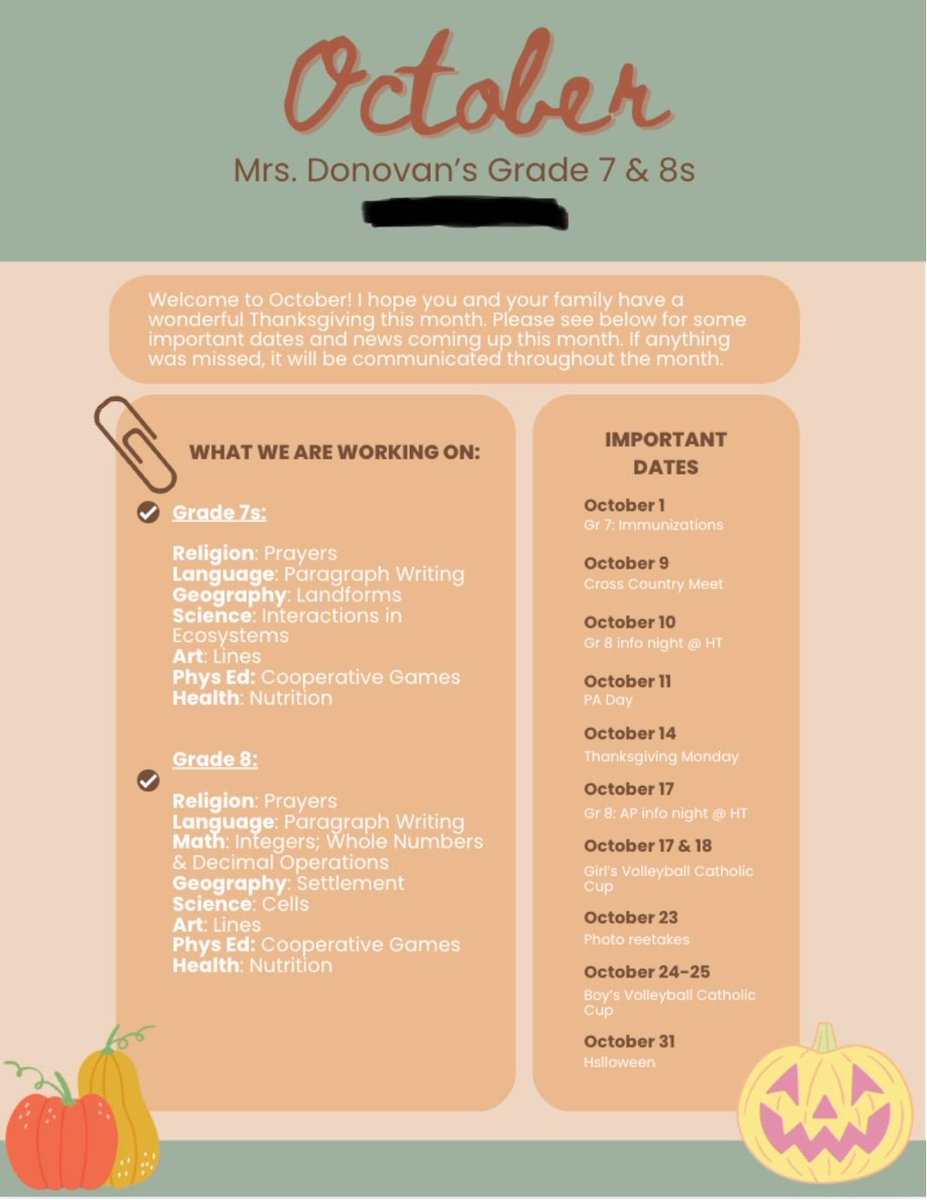 Mrs. Donovan's Gr. 7/8s tweet media