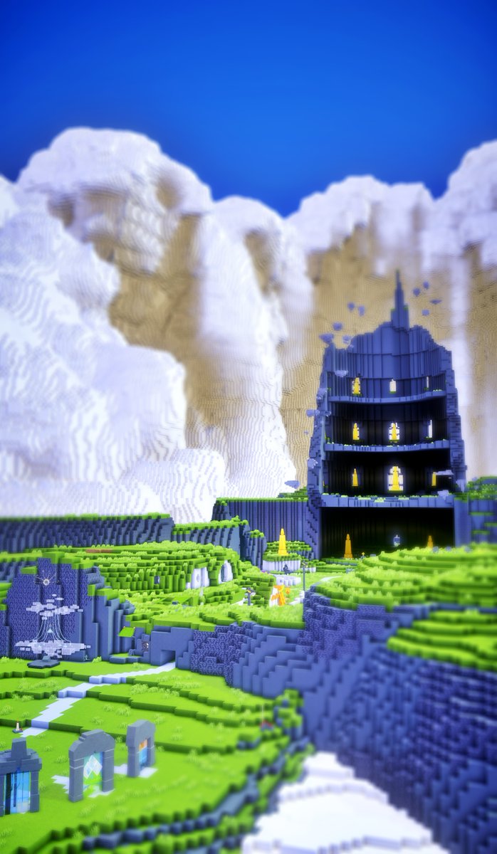 _styaki's tweet photo. #sky星を紡ぐ子どもたち #thatskygame
#Minecraft 
マイクラで花鳥郷作ってみた https://t.co/P7aECRaVxD