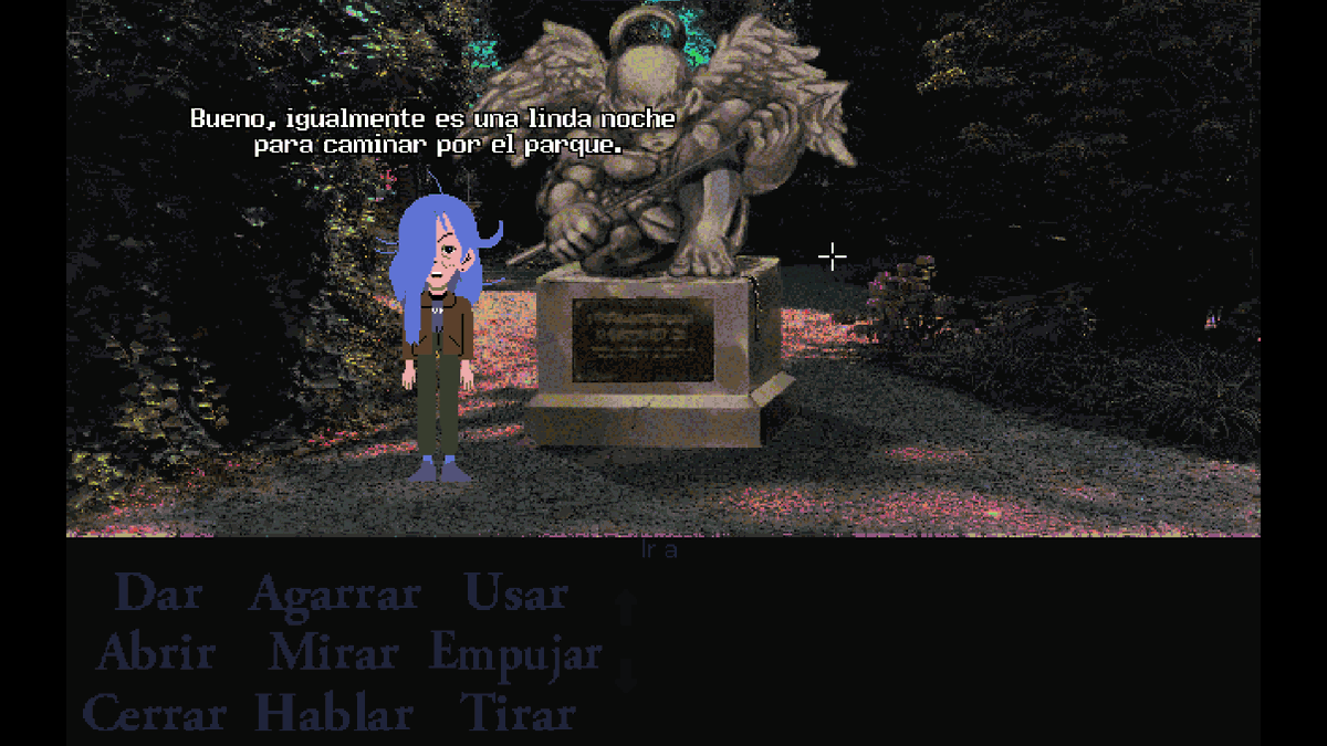 empezando una aventura gráfica de terror.
#gamedev #indiegame