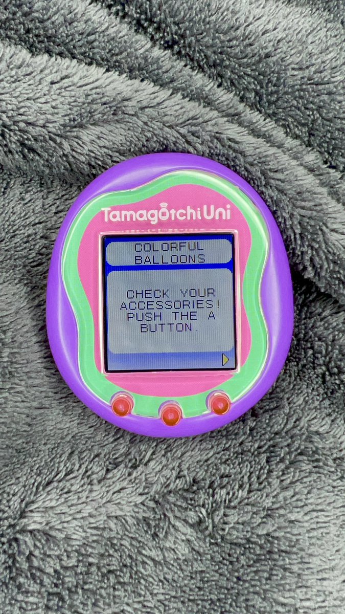 TamaPalace's tweet photo. Tamagotchi Uni Gift: Claim Your Juggling Balls & Colorful Balloons
https://t.co/n9zHd5rH1r
#tamapalace #tamagotchi #tmgc #tamagotchiuni #tamatag #virtualpet #bandai #gift #jugglingballs #colorfulballoons #gift #clown https://t.co/RuMLziVono