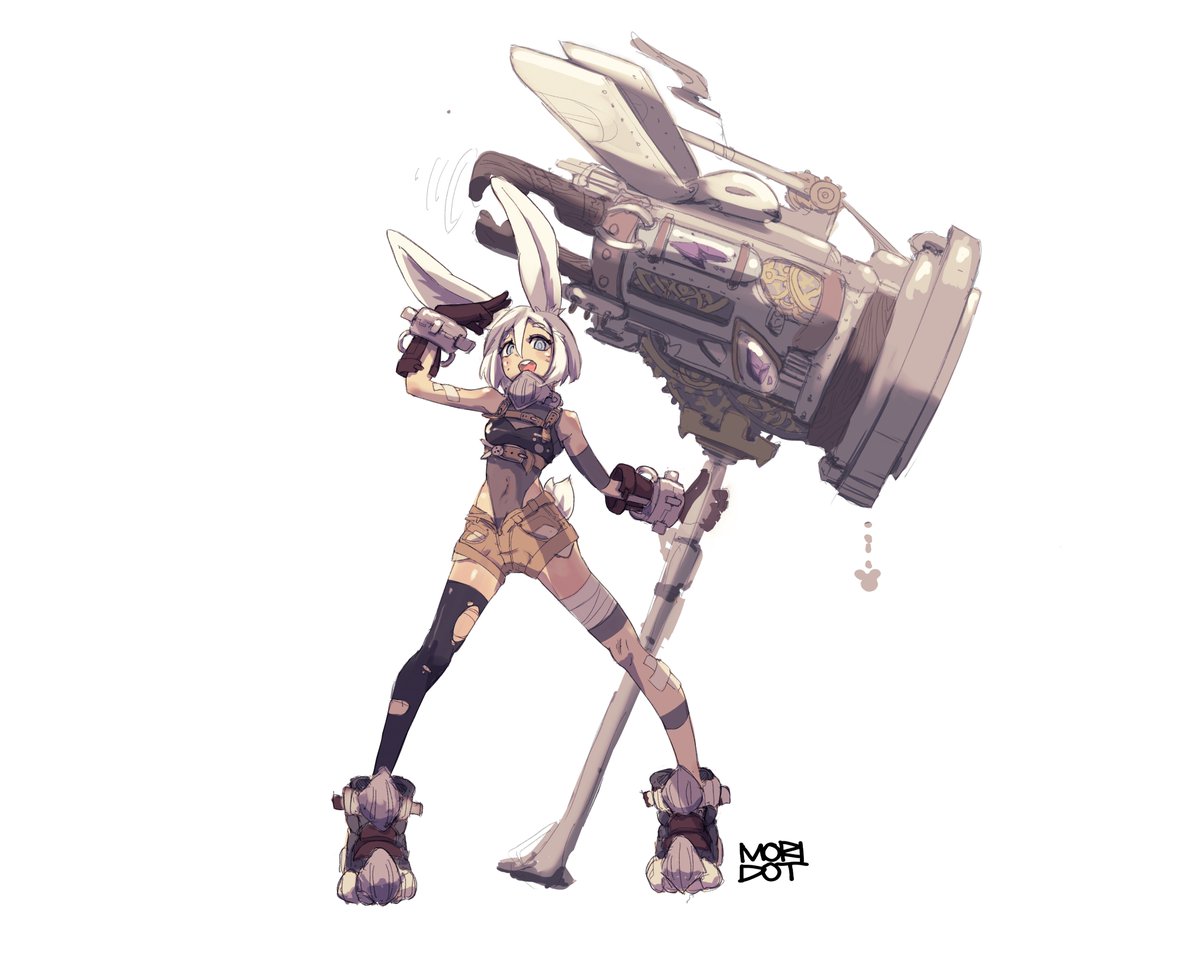 Quick speedpaint of a design for <a href="/mofumancer/">Tamatwo</a>