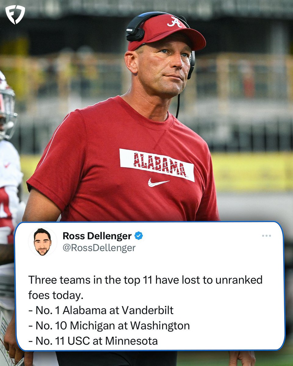 FanDuelSports's tweet photo. College football is pure madness 🍿

(via @RossDellenger) https://t.co/fpheXOAnLl