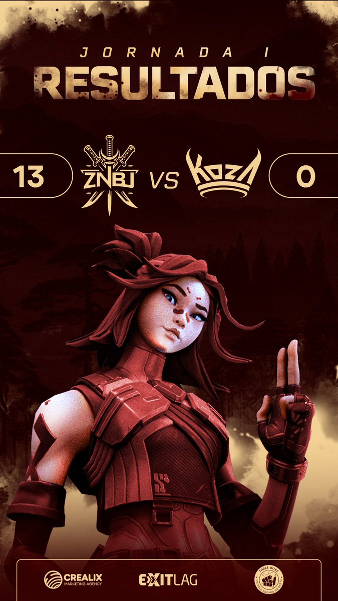 znbuteam's tweet photo. FIRST WIN 💥

Partido ganado por forfeit debido a que Koza e-Sports no se presento.

Sumamos en nuestro primer partido, menta fria y despejada para el proximo 👺 https://t.co/J1Wftq9mCI