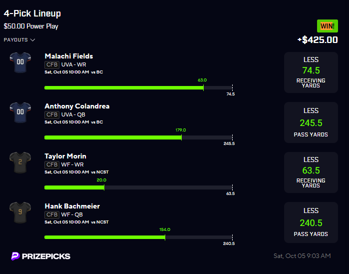 The first set of cashes for today
Wow, what a fantastic day it has been on DFS today <a href="/BlitzBetzEV/">Blitz Betz</a> for all these

[TAP IN BELOW⬇️⬇️⬇️]
whop.com/blitz-betz/?d2…

#prizepicks #underdog #dgfantasy #oddsjam #mlb #gamblingx #pikkit #GamblingsTwitter #NCAAfb