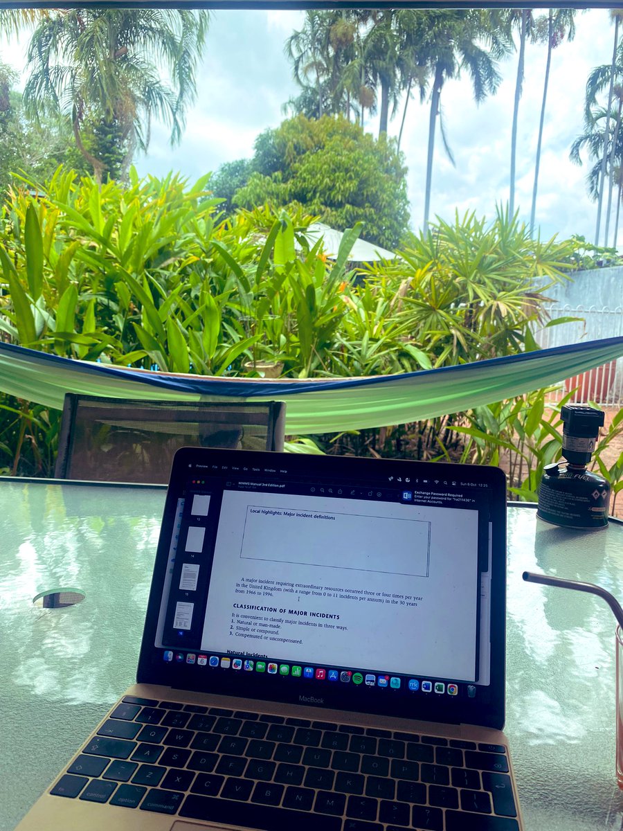 Pre course vibes in the tropics 🌴