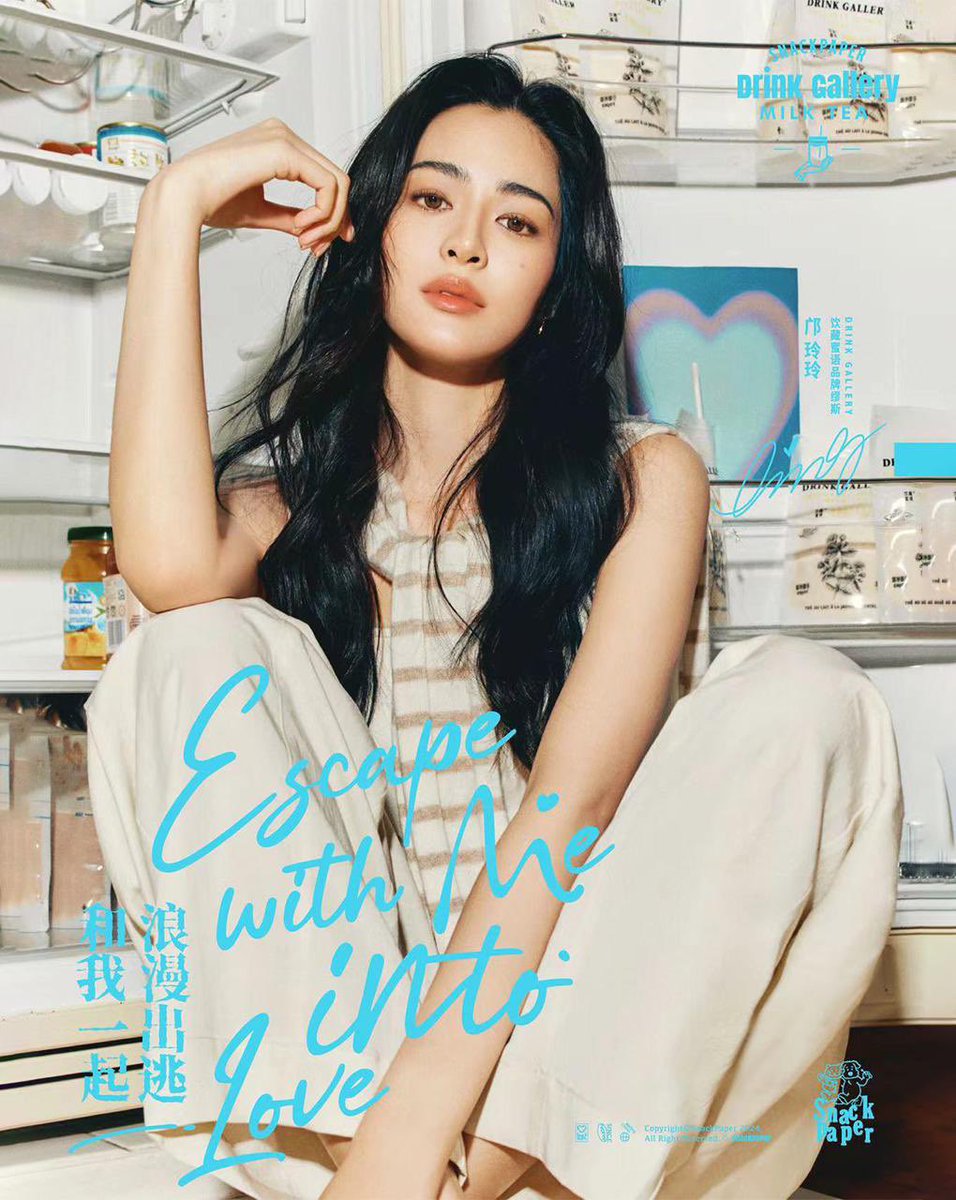 linglingsirilak's tweet photo. So excited to collaborate with #SnackPaper and become the Brand Muse of its #DrinkGallery饮藏蜜语 Milk Tea series! ❤️Join me now and journey back to the millennial charm of Hong Kong, where a taste of #SnackPaperLinglingkwong milk tea sparks an autumn romance…Buckle up; we're setting off now! 🏍️🧋