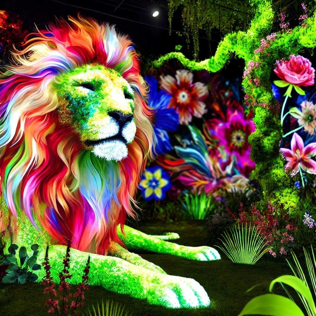 MarblesPictures's tweet image. AI never fails to amuse.  #lions #aiart #generativecontent