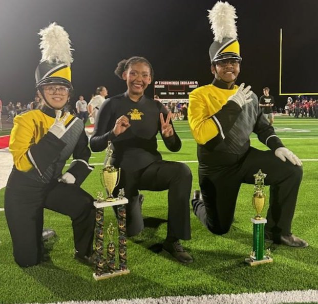 MadillBand's tweet photo. Another Great Day For the Madill Band!

2nd Place in our division &amp; Outstanding Large School Drumline at the Chickasaw  Festival Band Extravaganza in Tishomingo!

Thank you to the MANY parents and our HS Principal (Mr. Ward) for making the trek over to support us! #GoBand https://t.co/Y1VucX9Vth