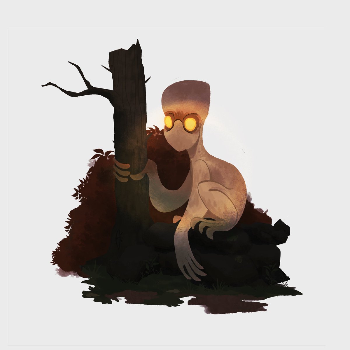 mothmaaan's tweet photo. 05: Dover Demon
Love this lil dude, would have followed him in to the woods. Reminds me of my cat a bit.
#cryptozoology #cryptid #art #cryptober #doverdemon #digitalart https://t.co/9QYxDmfu7F