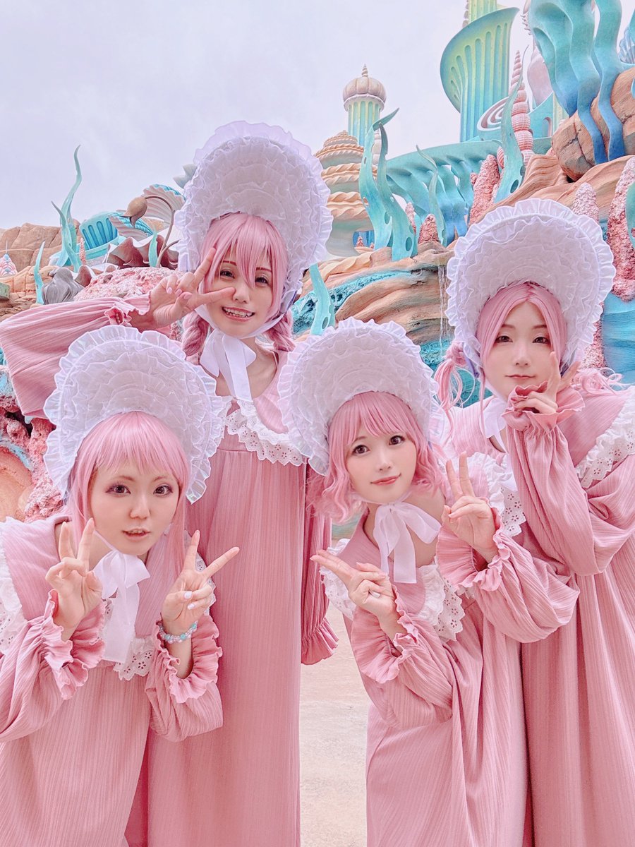 昨日は仮装してきたよ〜〜🥳ヤングオイスターちゃん🦪🩷 たくさん声