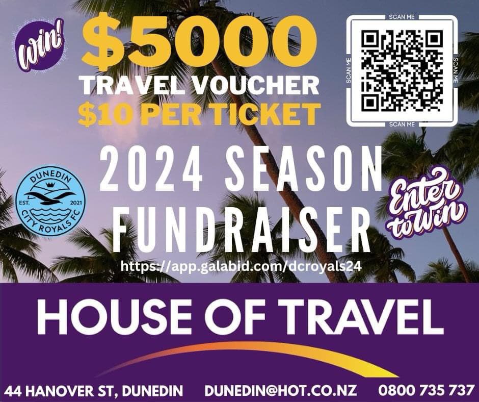 The ultimate raffle is back! 

Get in quick to grab your tickets!

$5000 worth of travel could be all yours!

To get a ticket (or 5) click the link, register and get buying! app.galabid.com/dcroyals

$10 a ticket … got to be in to win!