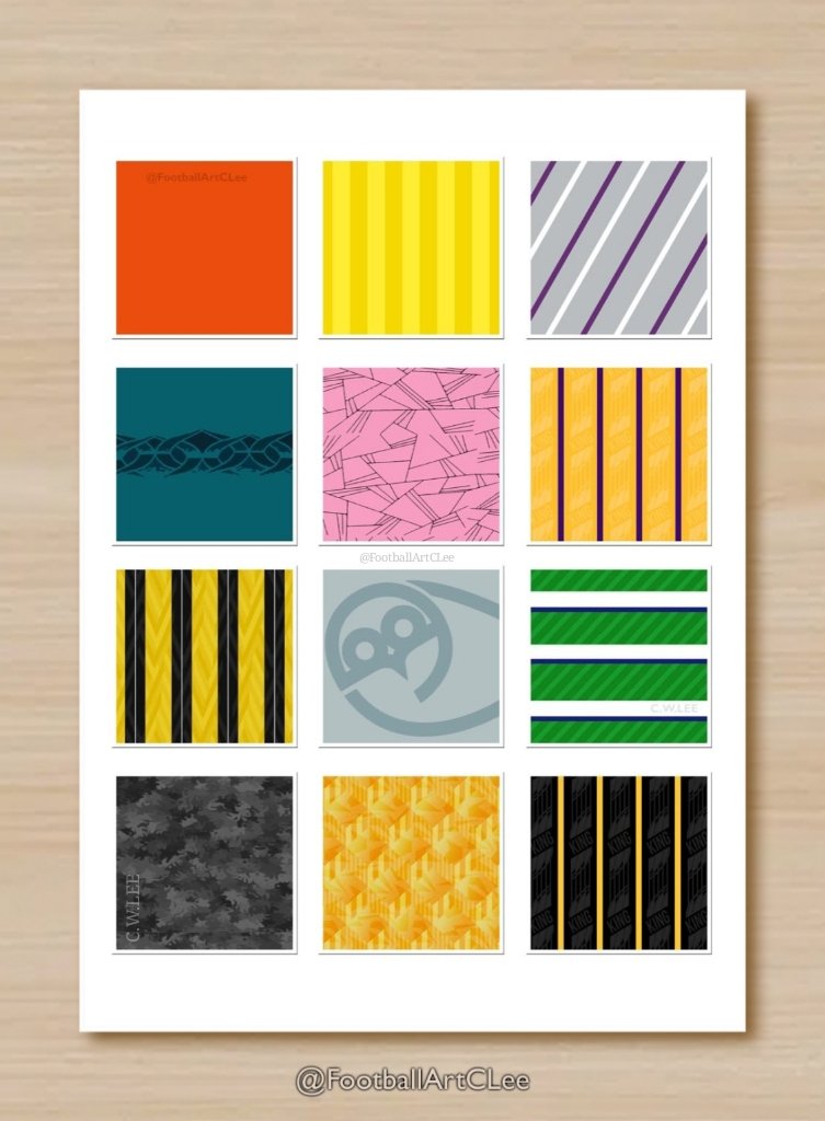 After yesterday's away win, I'm giving away 1 of my A4 #swfc away shirt posters, to enter 

RT this tweet 
Follow me

Winner announced Wednesday 

Some great shirts on here; Hirsty Green/White, Bannan Pink, Waddle Yellow/Purple

What's your favourite ever Owls away shirt?

#wawaw