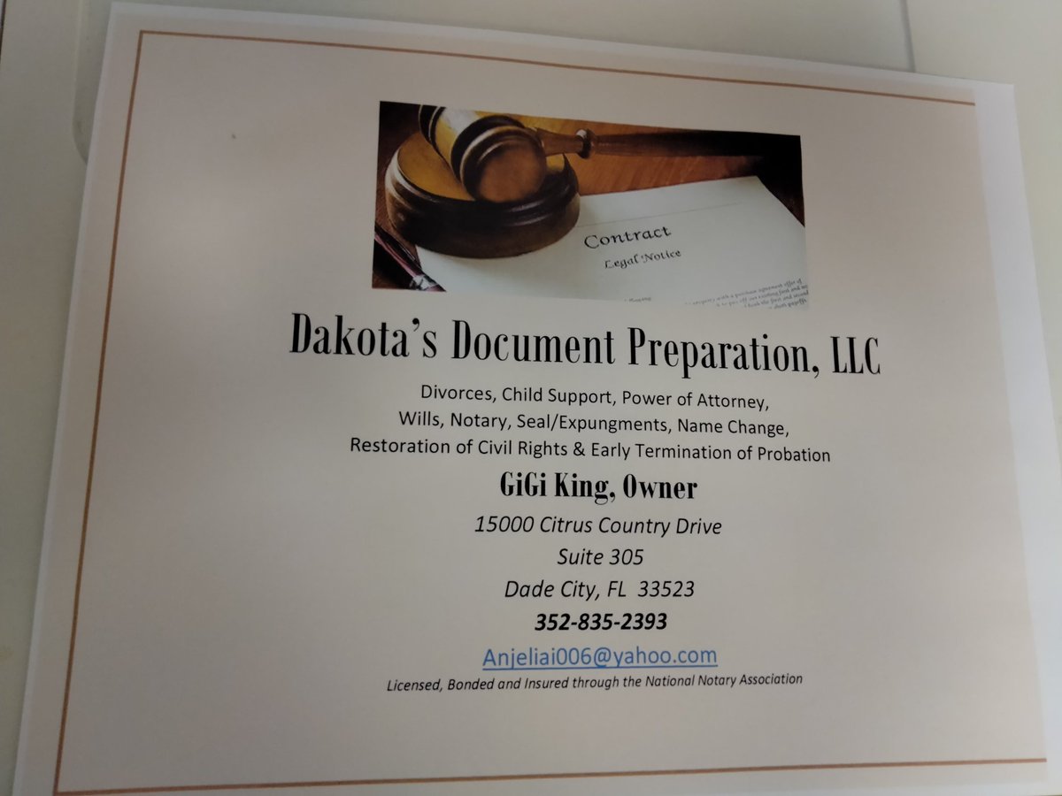 GigiKing006's tweet photo. Hello family, I am Ms. Gigi King, I have been in business 14 years, just celebrated my work anniversary August 31st. I started my company officially August 31, 2010-Current. 
#BlackTwitter #notary #pascocounty #Florida #legalservices #legaldocuments https://t.co/C0lBPklquR