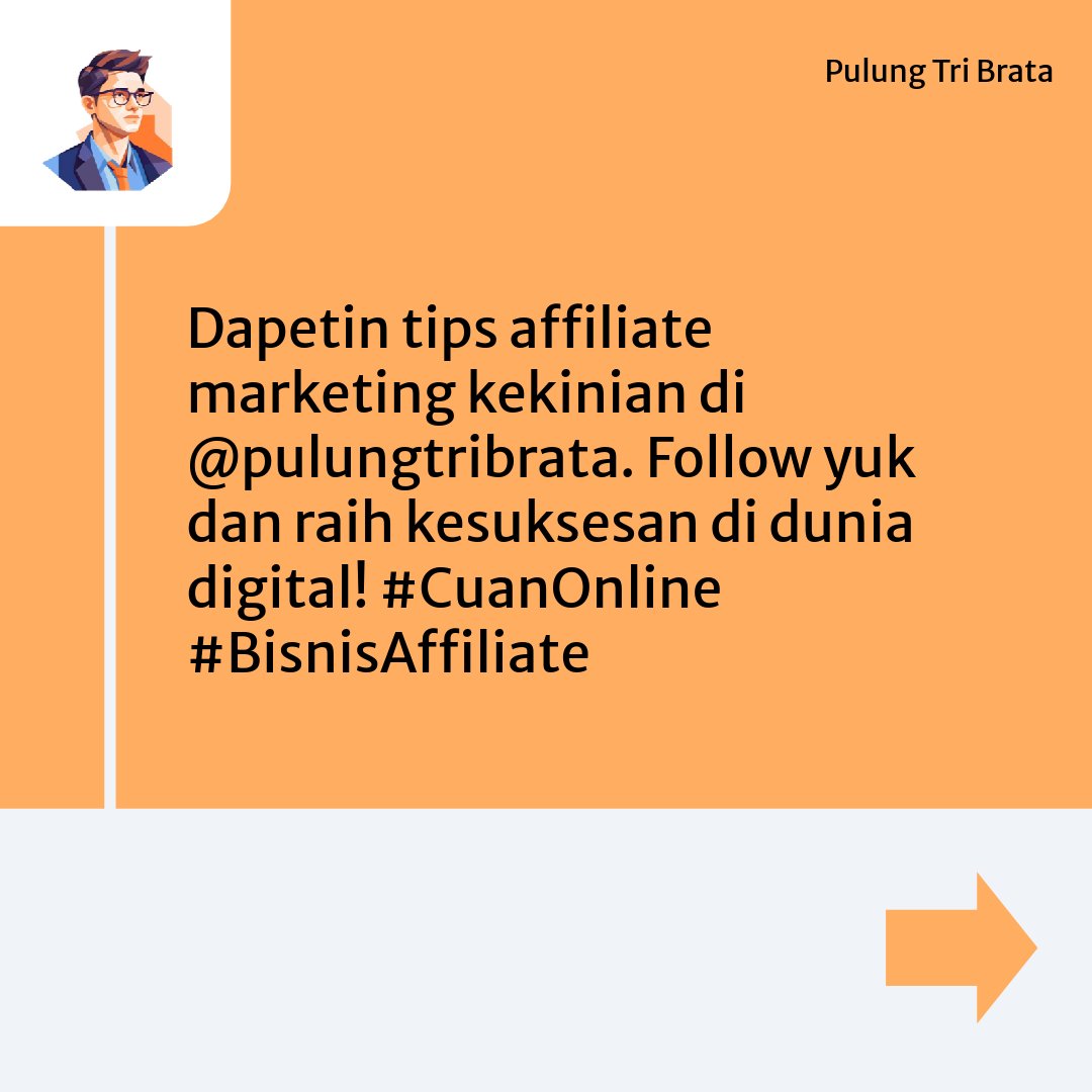 pulunk's tweet image. #AffiliateMarketing #SocialMedia #AlgorithmHack.
Dapetin tips affiliate marketing kekinian di @pulungtribrata.
