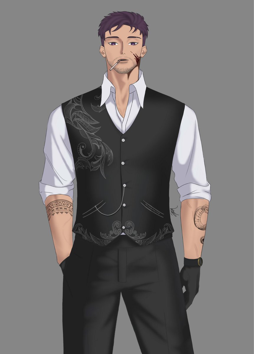 ItzNotYoursss's tweet image. (repost) Istg i can't draw beard T^T
#artion