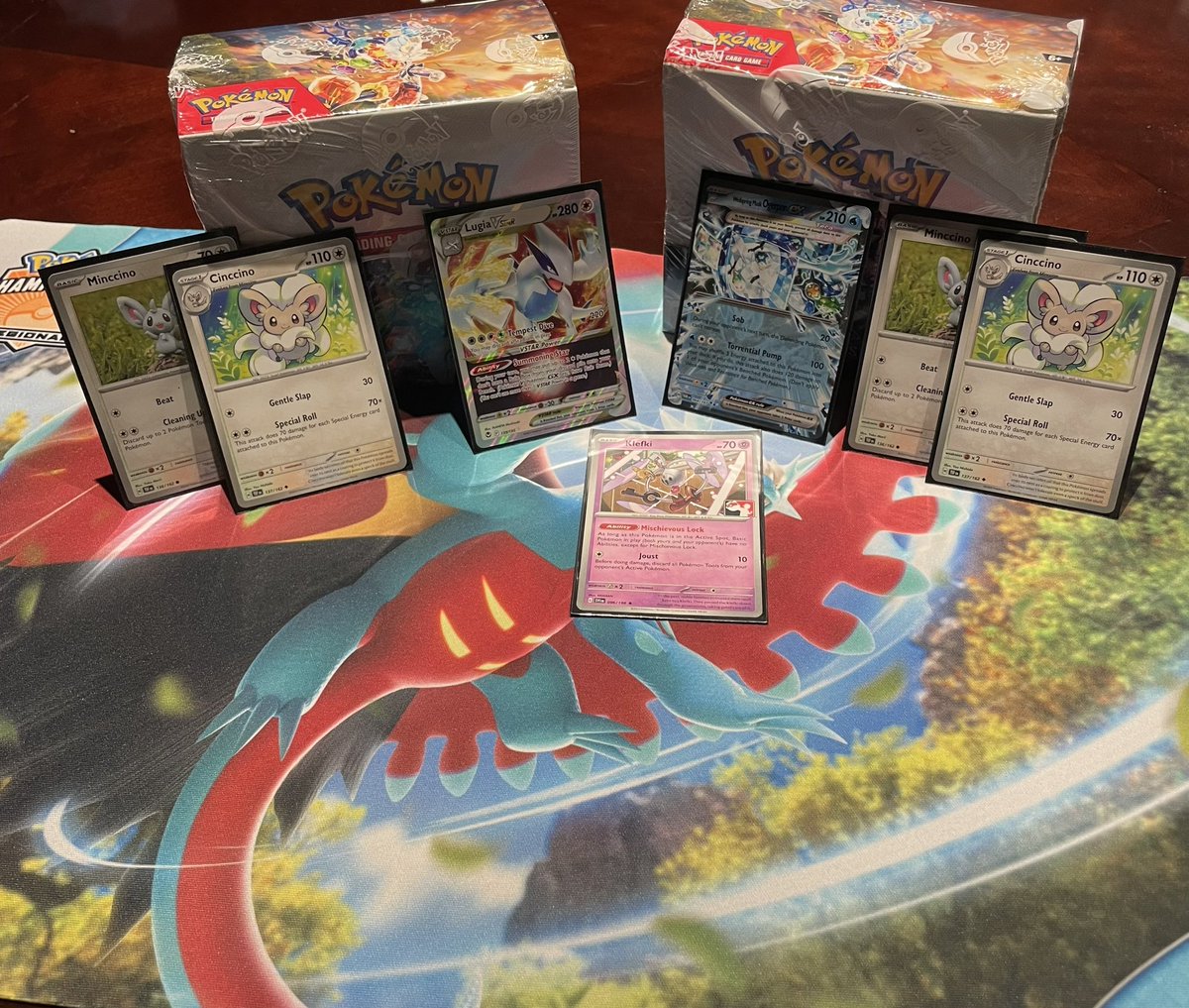 Got 2nd at a case tournament with Lugia yippiee

2-2 Rat OP; Ogerpon felt decent due to people cutting Manaphy. Klefki was somewhat mid, though it won me a game. Probably not worth the space?? Not sure..

Thanks to <a href="/neo_erlandsson/">Neo Erlandsson</a> for the (fast) finals game!