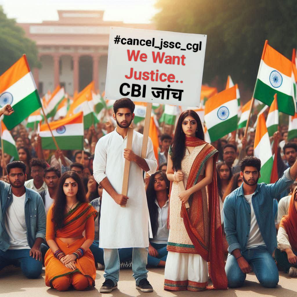 युवाओं की सरकार ने, युवाओं को छला है"
<a href="/HemantSorenJMM/">Hemant Soren</a> दादा आपसे बहुत उम्मीदें थीं, आपके वादों पर भरोसा करके आपको सरकार में लाने केलिए युवाओं ने दिन रात एक कर दिया था परंतु अफसोस है कि आपने युवाओं के सपनों को चूर करने में कोई कसर नहीं छोड़ी 🥲
#cancel_jssc_cgl 
#cancel_jssc_cgl