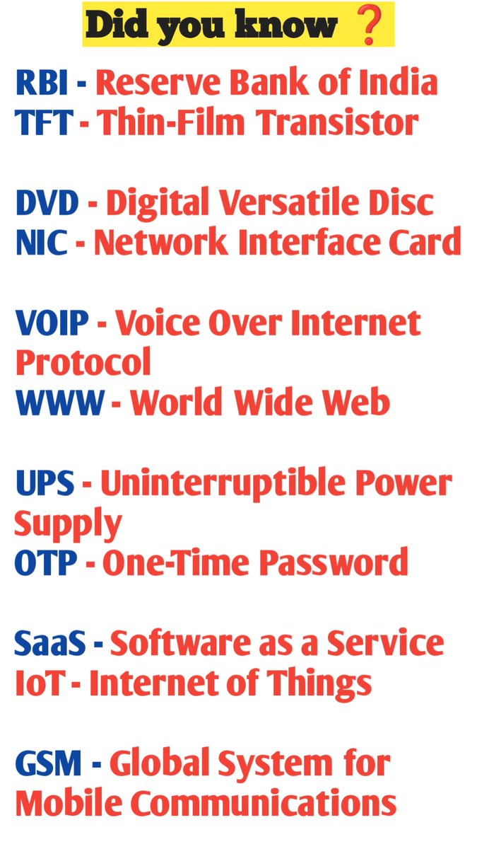 azlearning14's tweet image. #fullforms #acronyms #abbreviations #Trending #ViralVideo #azzlearnings 
youtube.com/shorts/xi2FmDl…