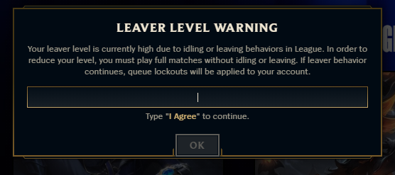 WarioPiss's tweet photo. hey @riotgames  you're trying to force me to agree to something but the issue is entirely on your side, I simply am not allowed to join a game. https://t.co/mRKOxG8b9m