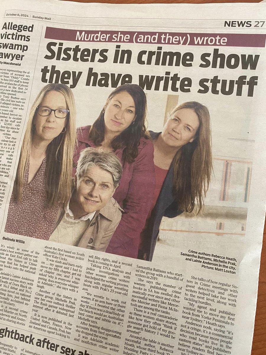 Two of your gals, <a href="/MJOstell/">Melanie Ostell Literary</a> 😎