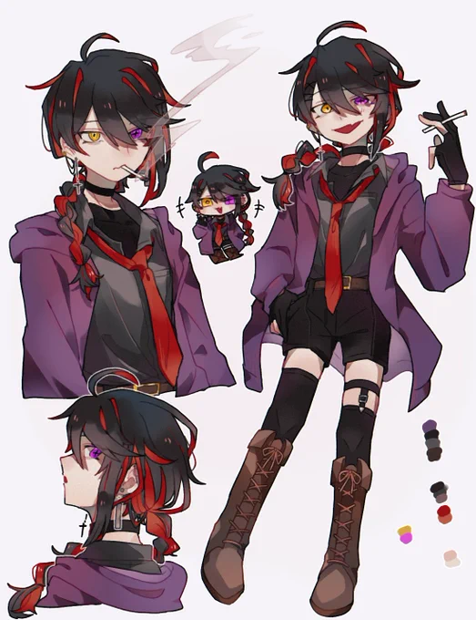 だいふくさんの子お借りして描かせて頂きました!!!! 好きに描いて良いとの事だったので等身練習がてら……(⑉・ ・⑉) 普段意識してない所に意識を向けれたので、描いていて楽しかったです!