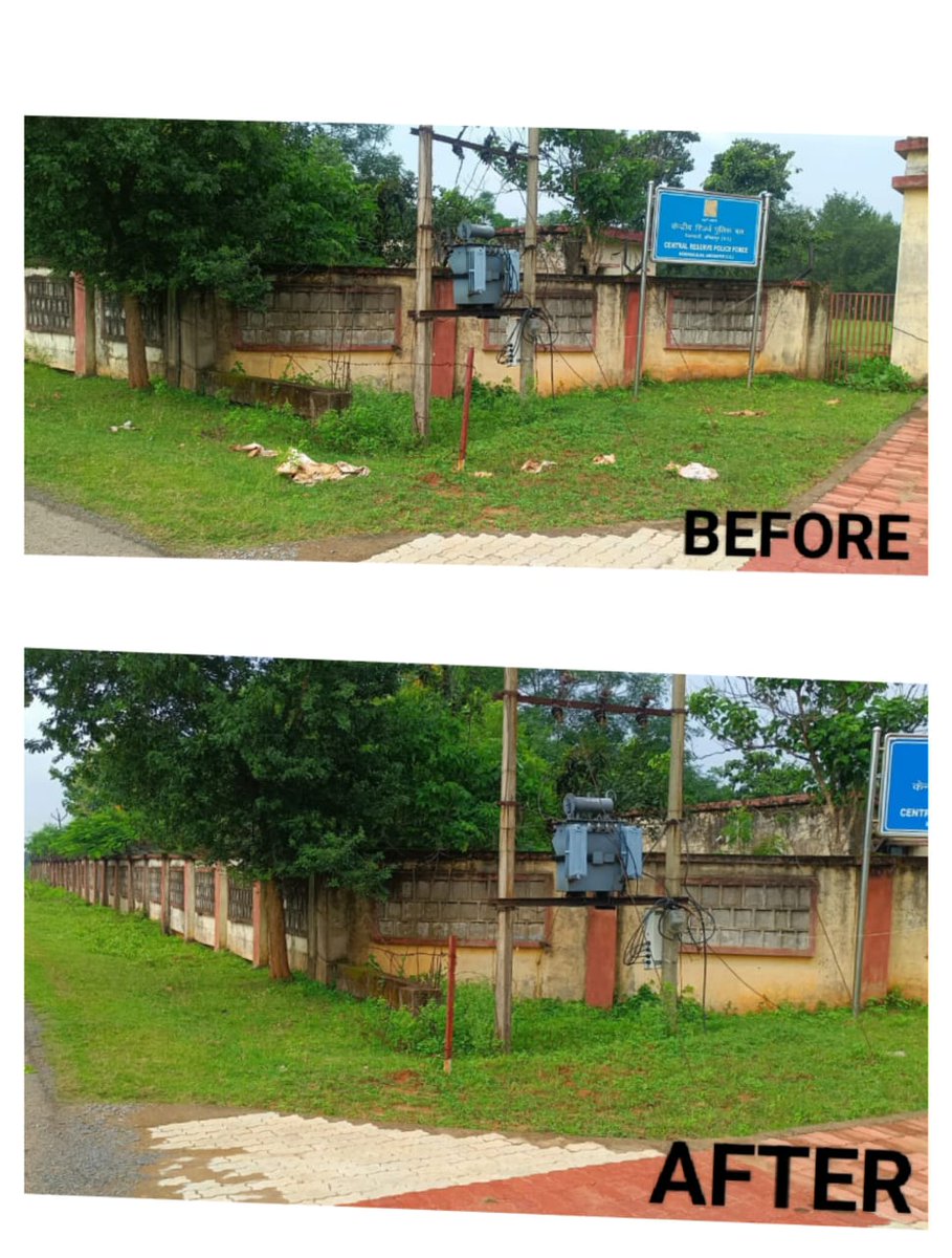 CRPF 62 BN (@62crpf) on Twitter photo 62BN CRPF Mass Cleanliness drive at Mendra kalan, Ambikapur under the agies of Special Campaign 4.0 #SpecialCampaign4
<a href="/crpfindia/">🇮🇳CRPF🇮🇳</a>
<a href="/HMOIndia/">गृहमंत्री कार्यालय, HMO India</a>
<a href="/PIBHomeAffairs/">Spokesperson, Ministry of Home Affairs</a>
<a href="/PMOIndia/">PMO India</a>
<a href="/DARPG_GoI/">DARPG 🇮🇳</a> 62BN CRPF Mass Cleanliness drive at Mendra kalan, Ambikapur under the agies of Special Campaign 4.0 #SpecialCampaign4
<a href="/crpfindia/">🇮🇳CRPF🇮🇳</a>
<a href="/HMOIndia/">गृहमंत्री कार्यालय, HMO India</a>
<a href="/PIBHomeAffairs/">Spokesperson, Ministry of Home Affairs</a>
<a href="/PMOIndia/">PMO India</a>
<a href="/DARPG_GoI/">DARPG 🇮🇳</a>