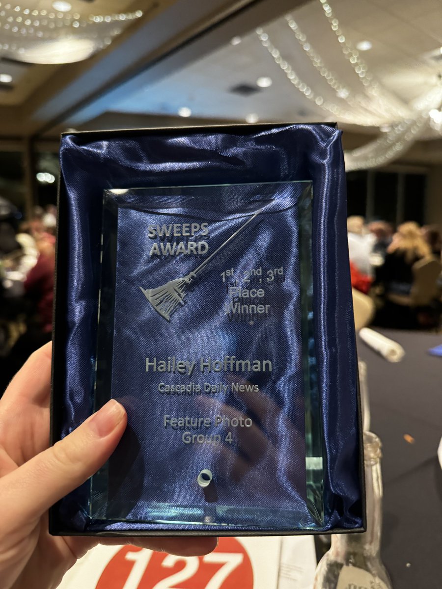 jayaflanary's tweet photo. Thank you WNPA for another great convention! Excited to bring this recognition back to the @CascadiaDaily team in Bellingham. https://t.co/iIoBo94AwJ