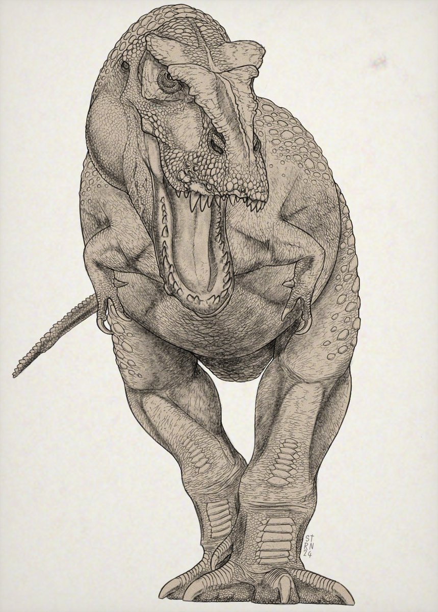 ArtSaturator's tweet image. My semi-realistic version of Vastatosaurus rex