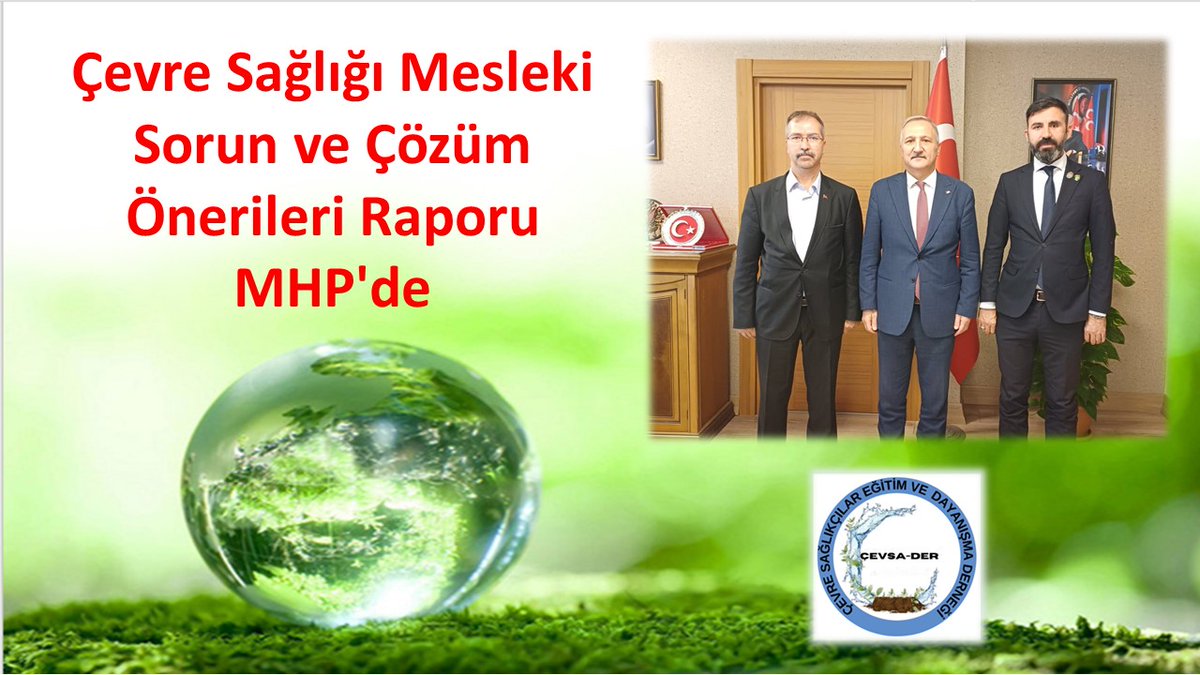 Çevre Sağlığı Mesleki Sorun ve Çözüm Önerileri Raporu MHP'de
cevsader.org.tr/haberler/cevre… <a href="/ahmet__yurdakul/">Ahmet Selim Yurdakul</a> <a href="/ibrahimGorunme/">İbrahim Görünme</a>