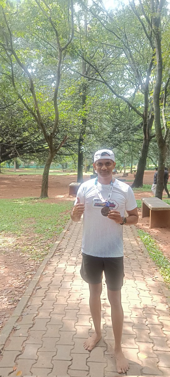 ngurralu's tweet photo. Bangalore Half Marathon 2024
2 years of consistency and Discipline.
#run #runner #fitness #consistency
#discipline #bangalorerunner https://t.co/weP9j73ZeZ