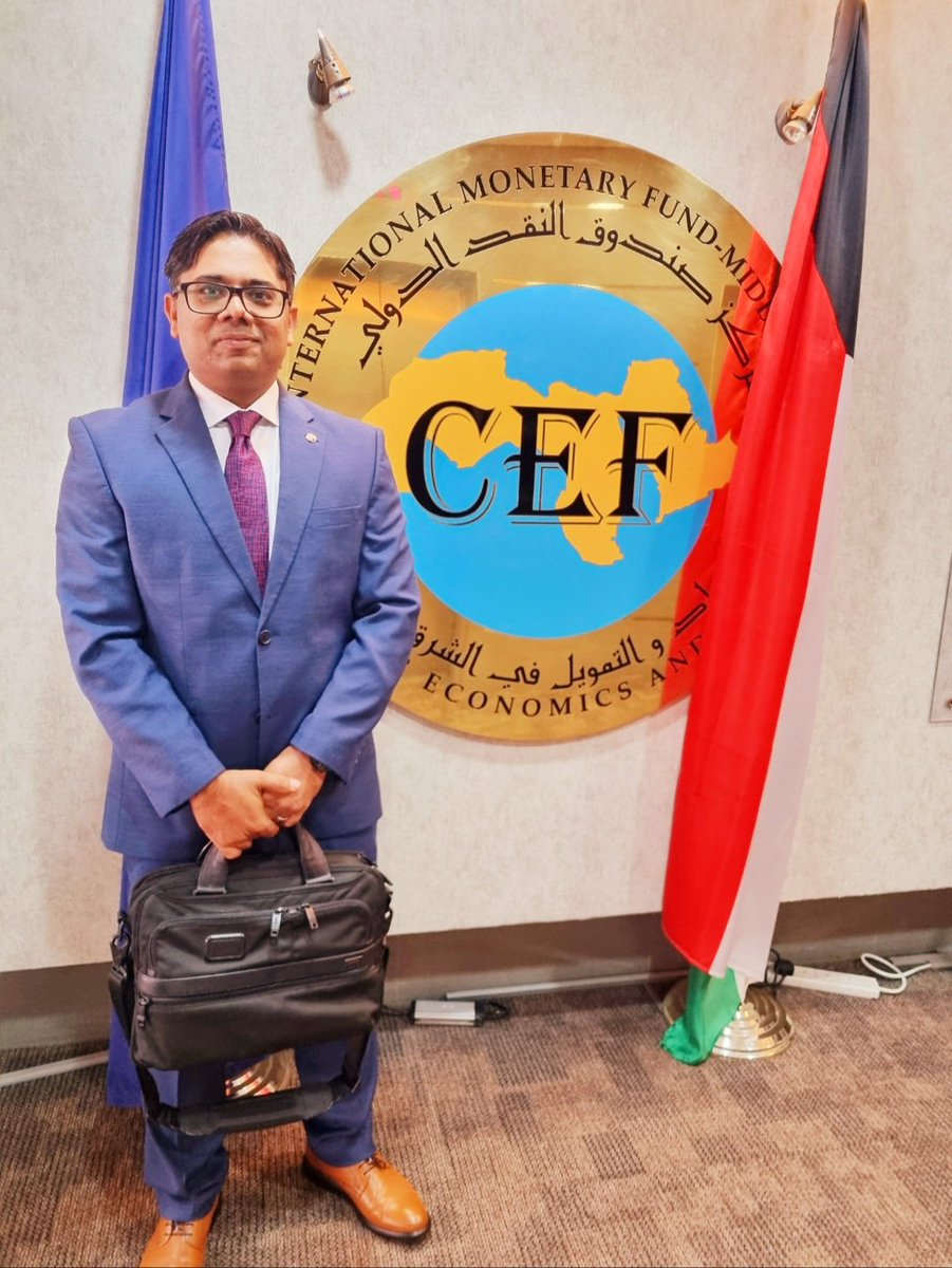 Jachattha's tweet photo. This week in #Kuwait 🇰🇼, pleased to be part of this #IMF Mission team for #Macro #Stress_Testing course for central banks #supervisors at International Monetary Fund (IMF) Middle East Center for Economics and Finance (#CEF). Exciting week ahead full of #numbers, #models, #equations and #estimations. I will cover #riskmanagement and #solvency stress testing for #Islamicbanks for supervisors regulating #Islamicfinance.
#stresstesting #banks #economics #financialstability #islamicfinance #centralbanks #Chattha #QCB