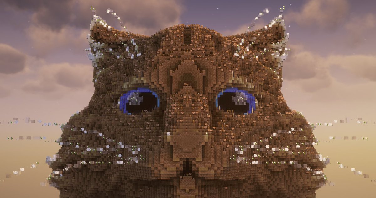 It's a kittenooooo 🐱

#Minecraftbuilds #minecraft建築コミュ #Minecraftfanart #minecraft